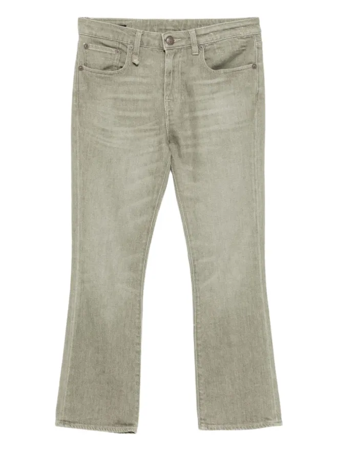 R13 R13 キックフィット クロップドジーンズ - グリーンの商品画像