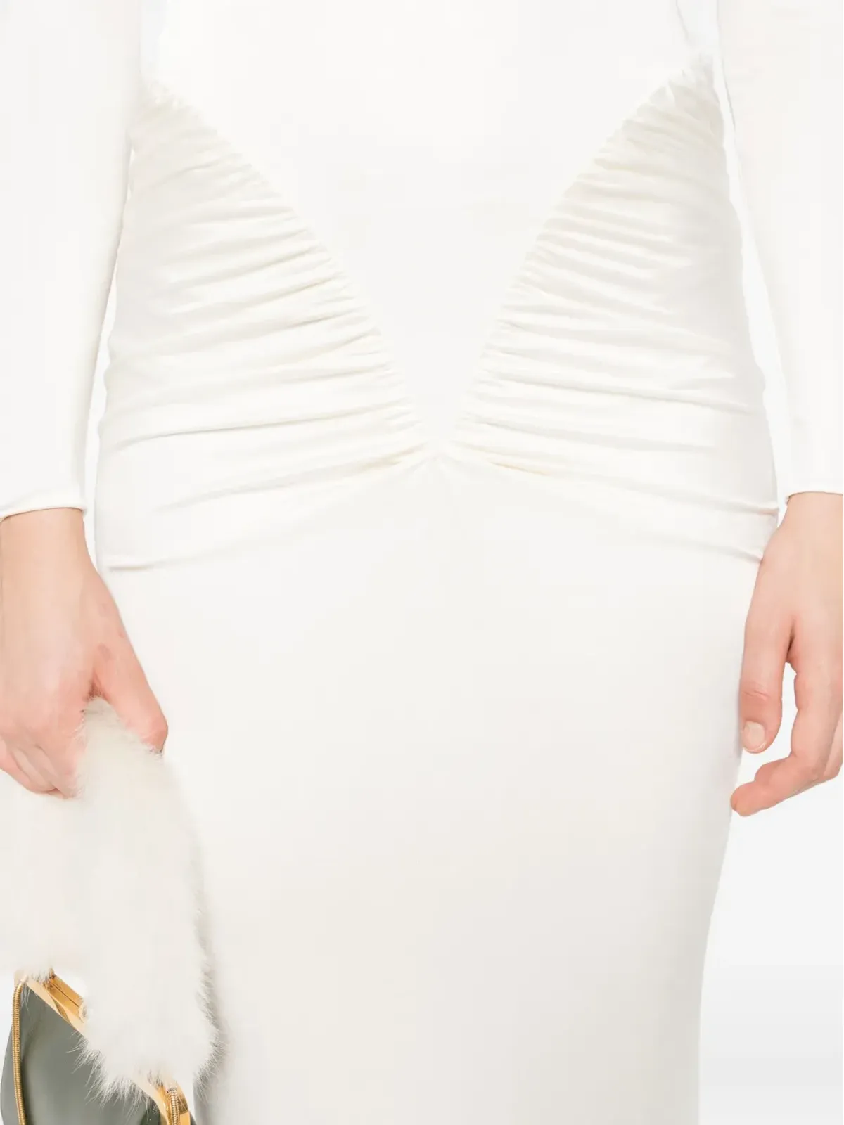 The New Arrivals Ilkyaz Ozel ダルジャ ドレープドレス - 画像5
