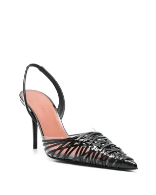 Amina Muaddi Lori slingback pumps - サムネイル2
