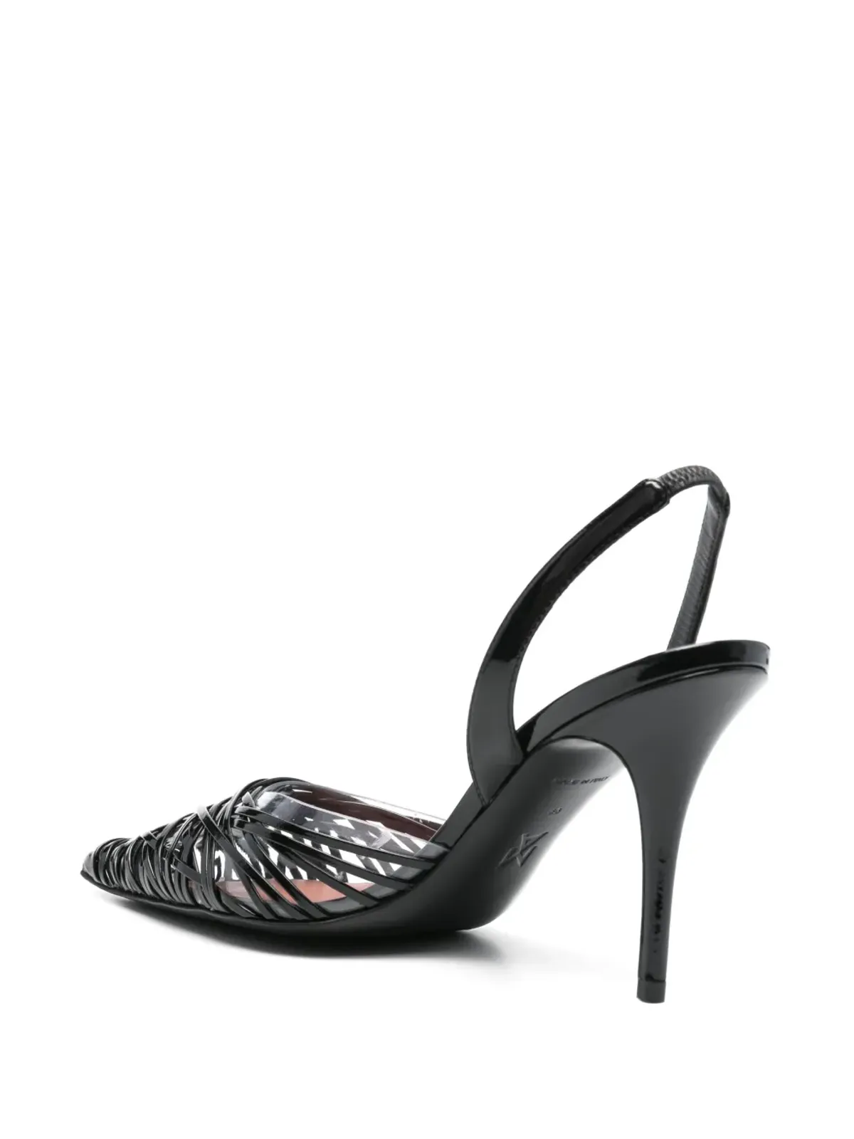 Amina Muaddi Lori slingback pumps - 画像3