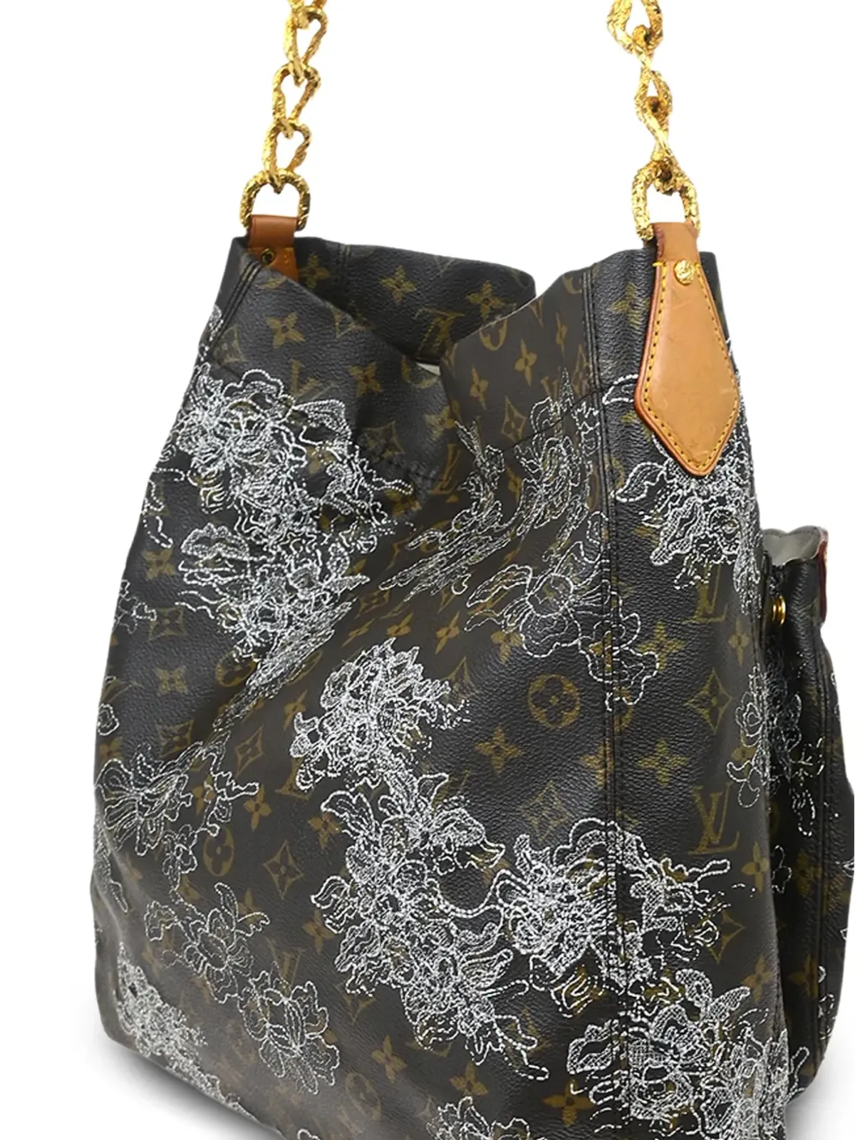 Louis Vuitton ビンテージ 2007 Dentelle Fersen GM ショルダーバッグ - ブラウン - 画像3