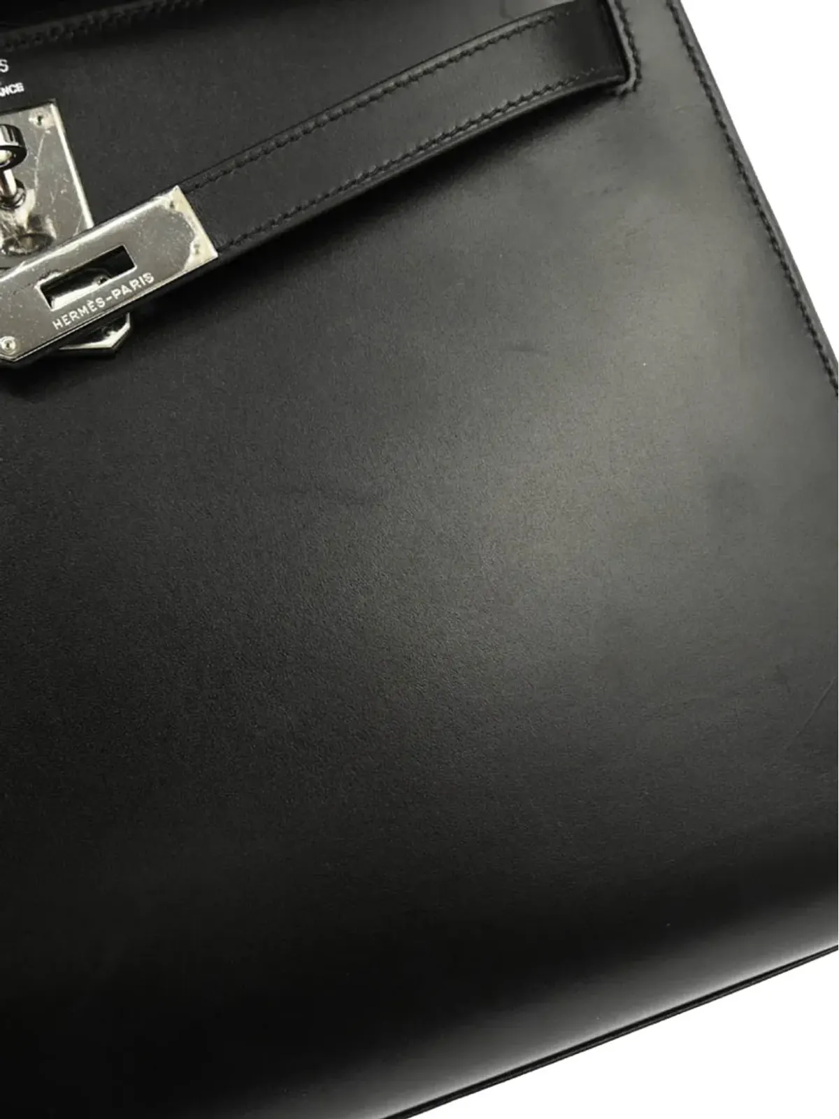 Hermès ビンテージ 2003 ケリー 32 セリエ ハンドバッグ - ブラック - 画像5