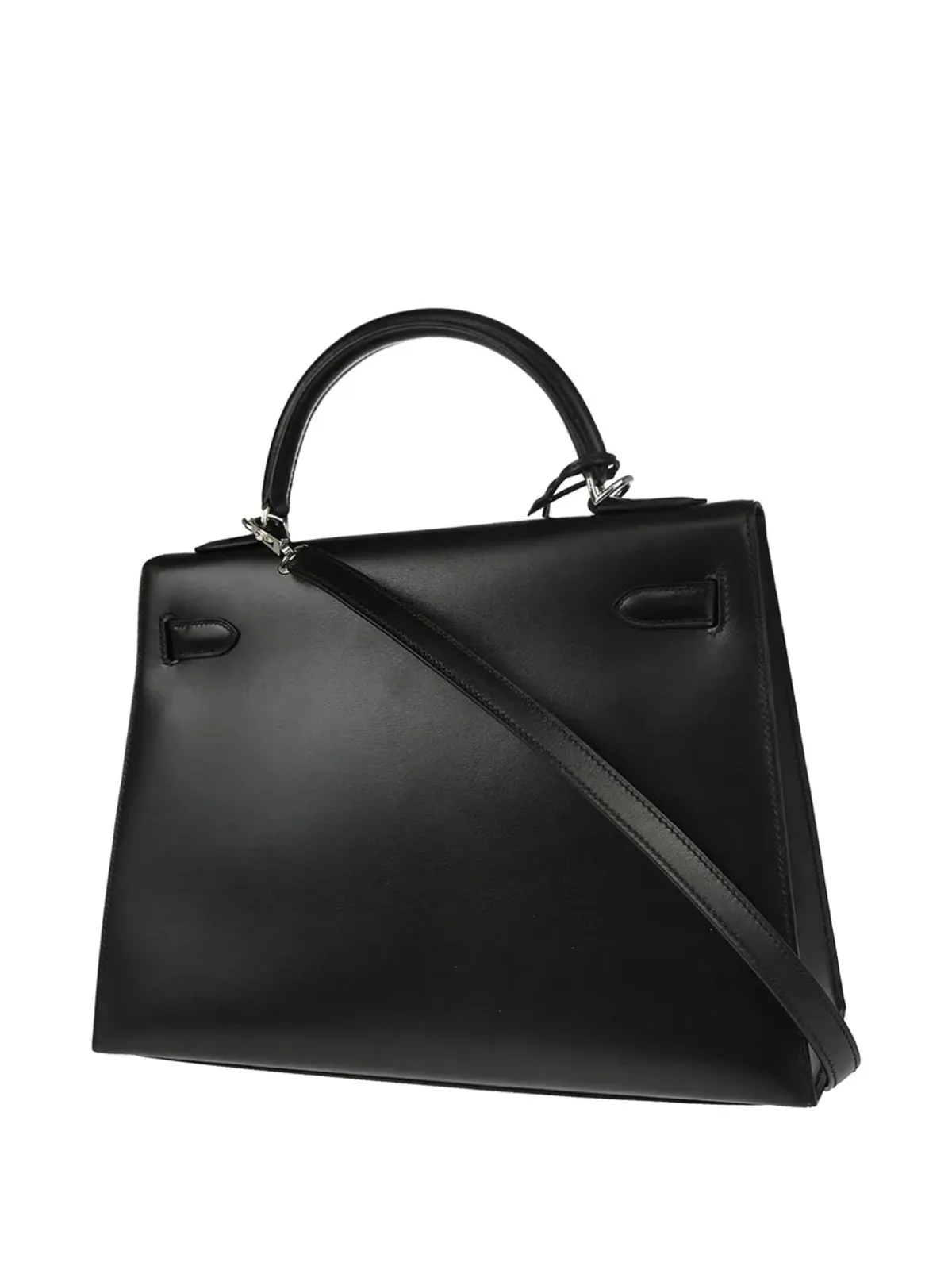 Hermès ビンテージ 2003 ケリー 32 セリエ ハンドバッグ - ブラック - 画像2