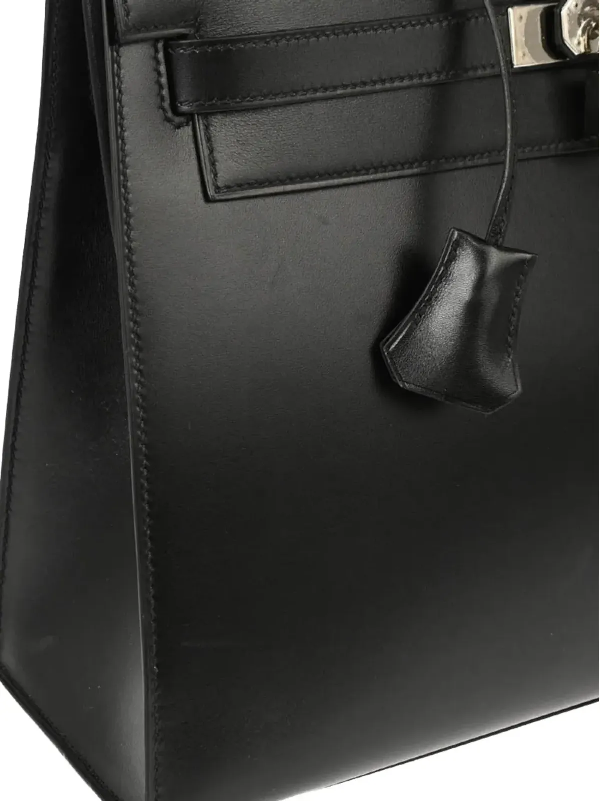 Hermès ビンテージ 2003 ケリー 32 セリエ ハンドバッグ - ブラック - 画像3