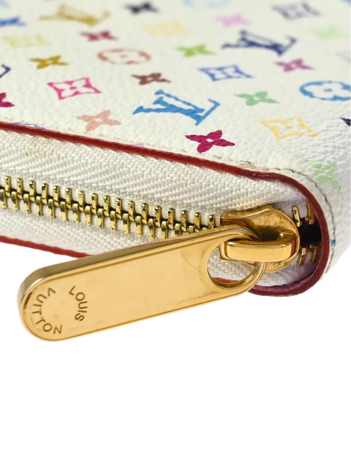 Louis Vuitton ビンテージ モノグラム・マルチカラー ウォレット - ホワイト - 画像5