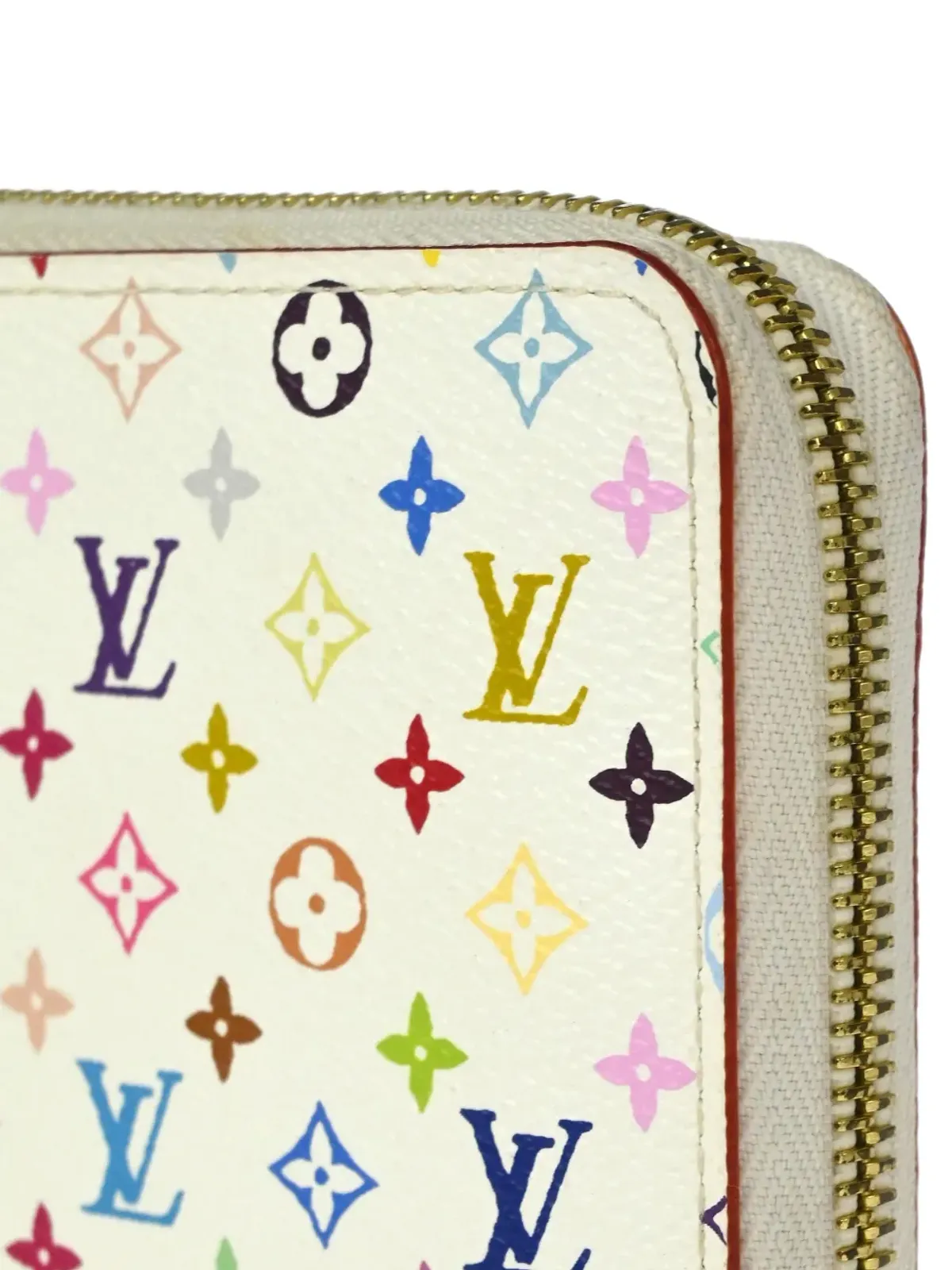 Louis Vuitton ビンテージ モノグラム・マルチカラー ウォレット - ホワイト - 画像3