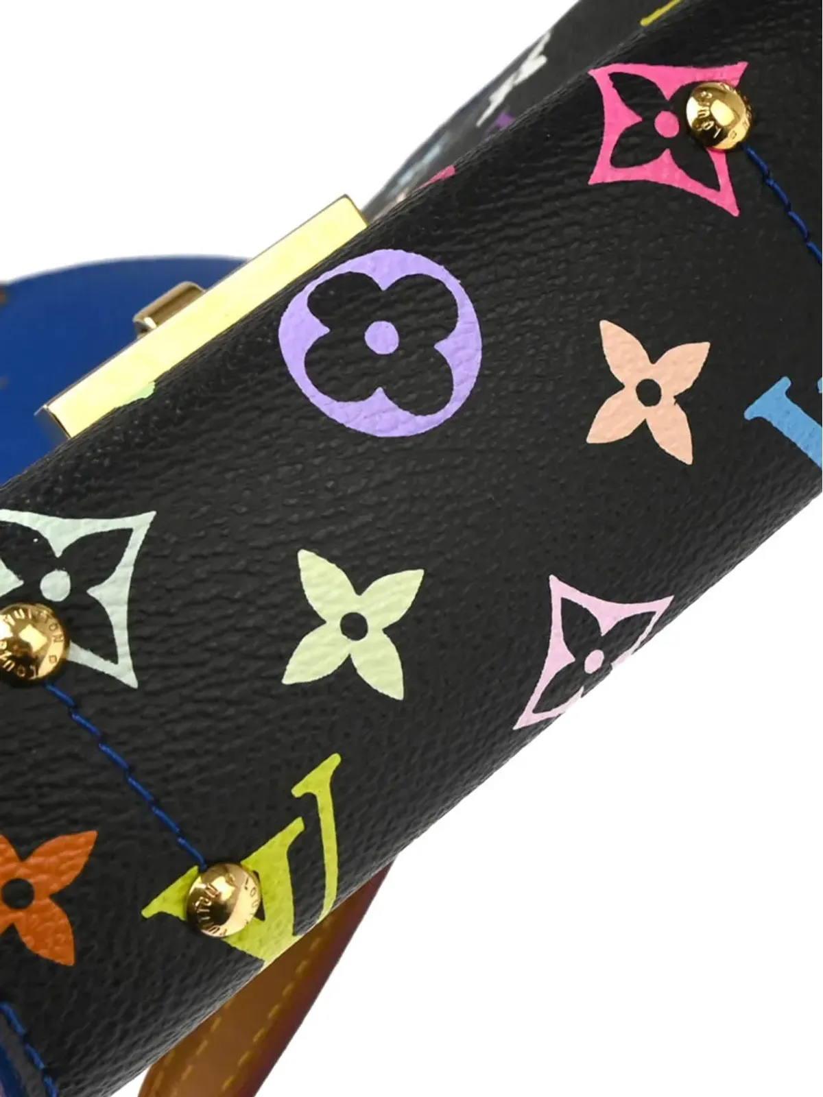 Louis Vuitton ビンテージ x Takashi Murakami 2017 Heartbreaker ショルダーバッグ - ブラック - 画像5