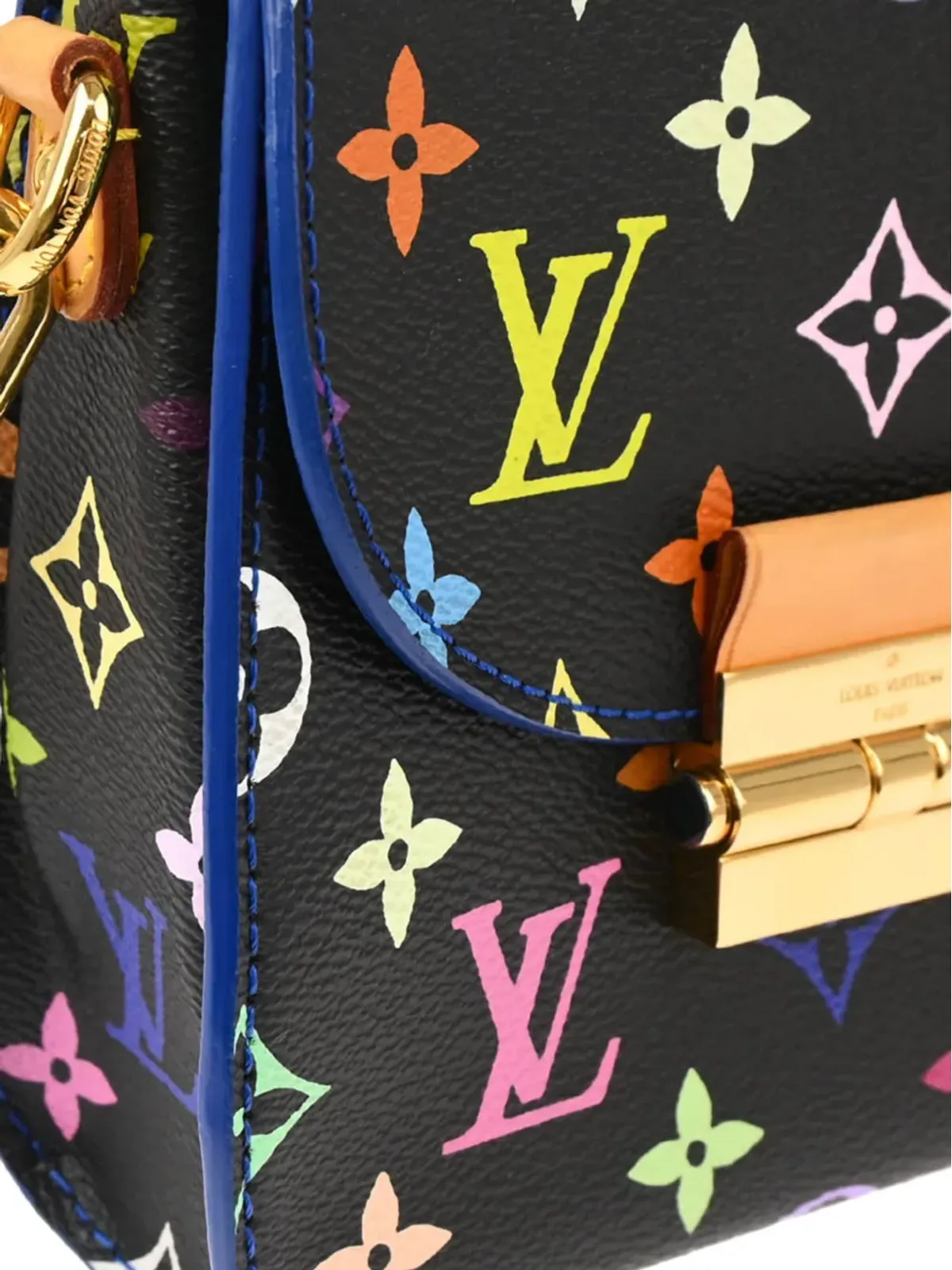 Louis Vuitton ビンテージ x Takashi Murakami 2017 Heartbreaker ショルダーバッグ - ブラック - 画像3