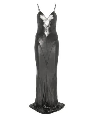 Rick Owens Lilies ラメエフェクト マキシドレス - サムネイル1
