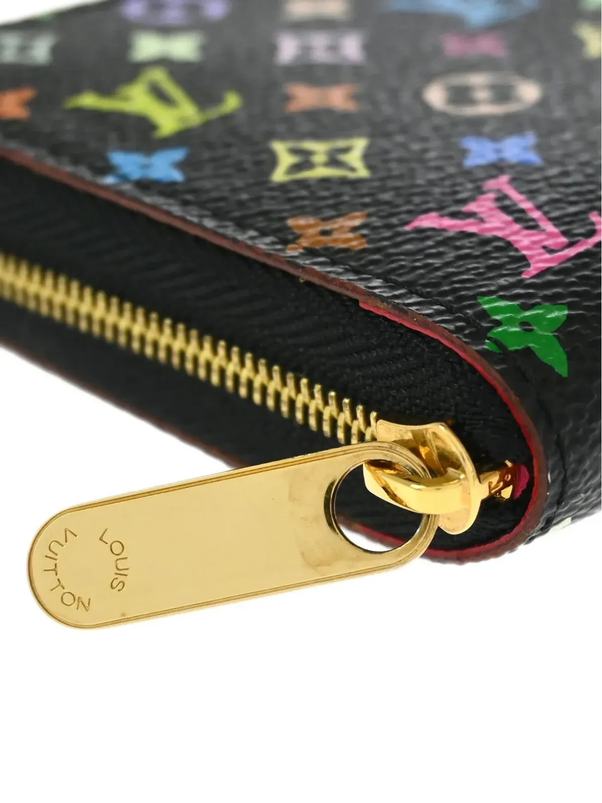 Louis Vuitton ビンテージ 2011年 モノグラム・マルチカラー ウォレット ブラック - 画像5