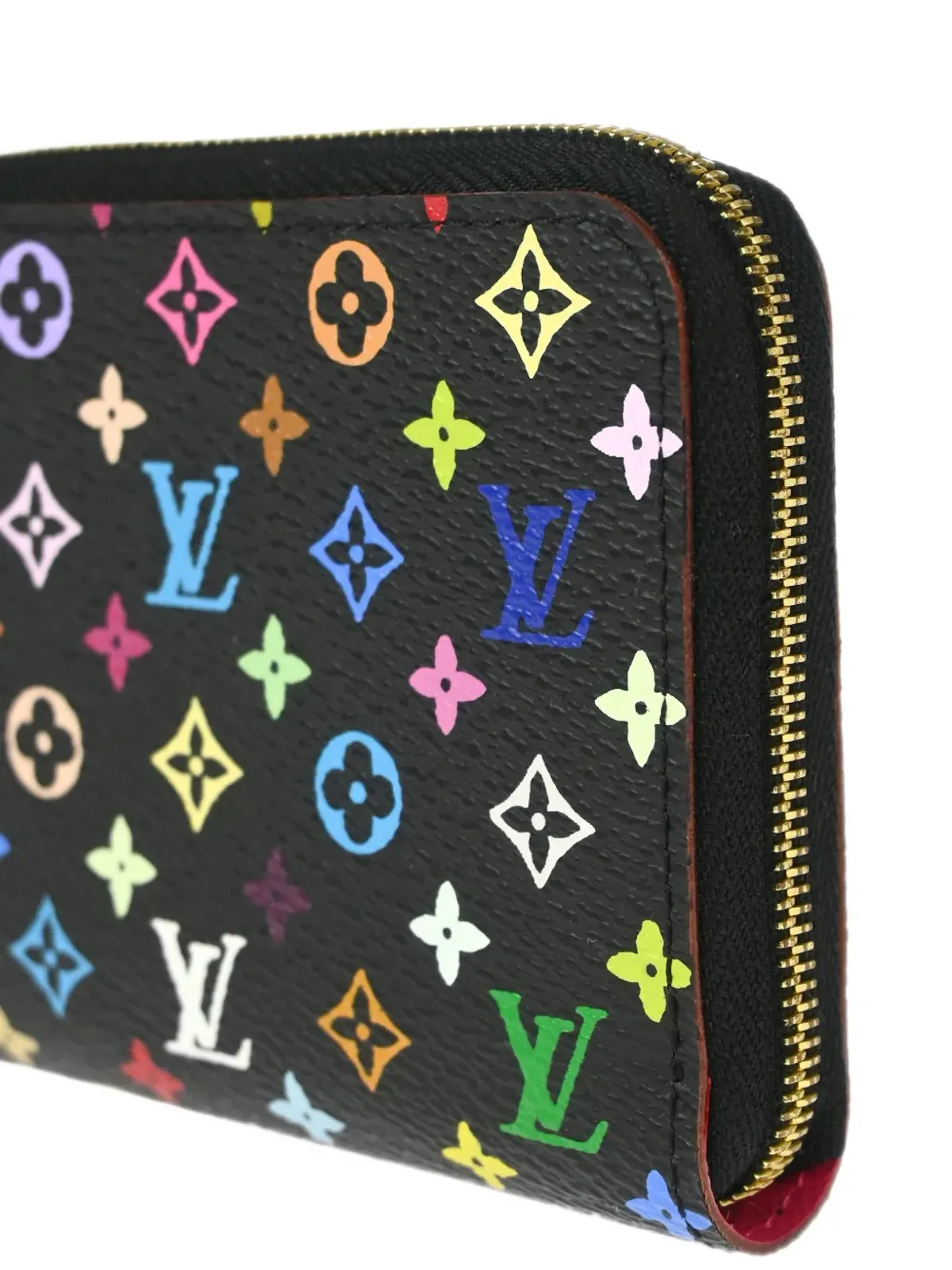 Louis Vuitton ビンテージ 2011年 モノグラム・マルチカラー ウォレット ブラック - 画像4