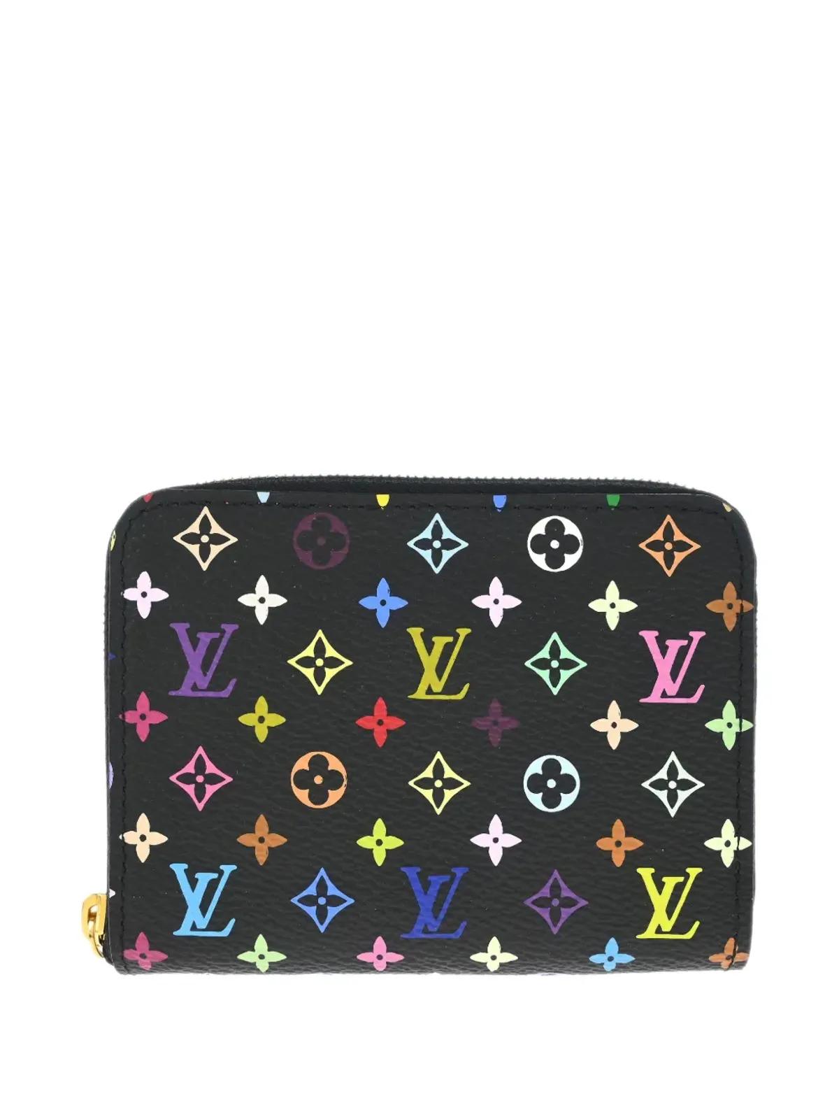 Louis Vuitton ビンテージ 2012年 モノグラム・マルチカラー ウォレット ブラック - 画像1