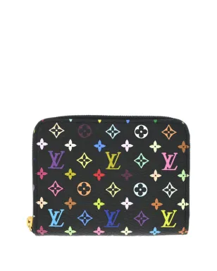 Louis Vuitton ビンテージ 2012年 モノグラム・マルチカラー ウォレット ブラック - サムネイル1