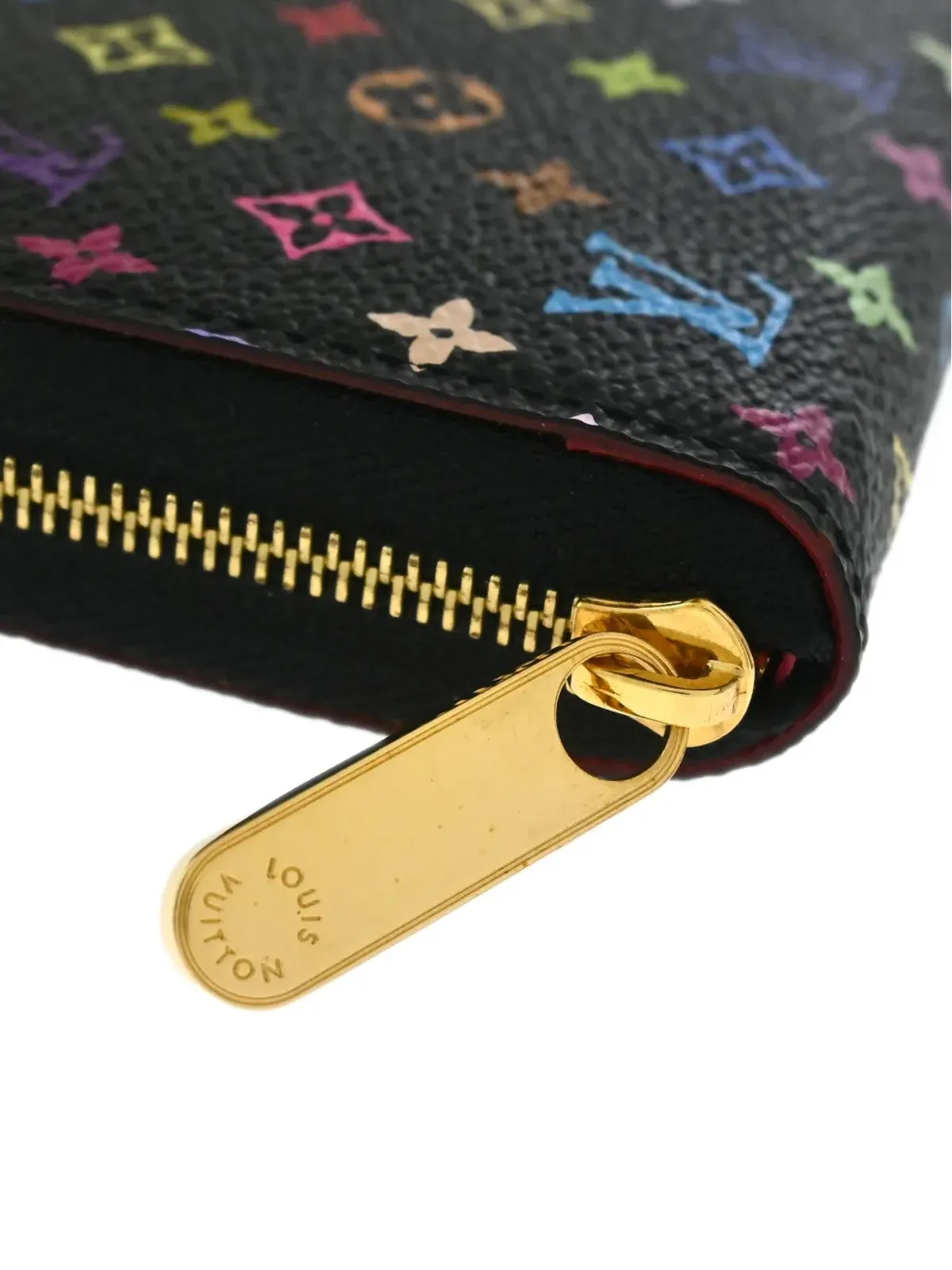 Louis Vuitton ビンテージ 2012年 モノグラム・マルチカラー ウォレット ブラック - 画像5