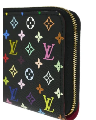 Louis Vuitton ビンテージ 2012年 モノグラム・マルチカラー ウォレット ブラック - サムネイル3