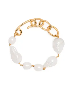 Jil Sander Pre-Owned パールブレスレット - ゴールド - サムネイル1