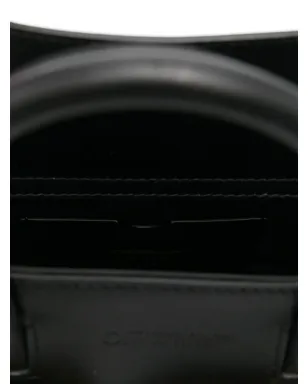Off-White Pre-Owned City leather tote bag - Black - サムネイル5