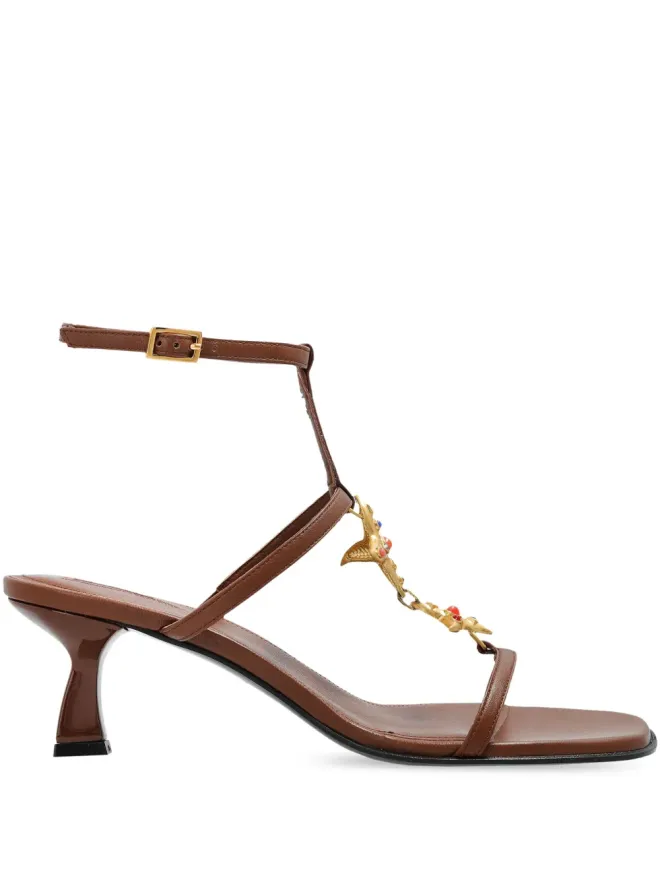 Nodaleto Nodaleto レザーサンダル - Brownの商品画像