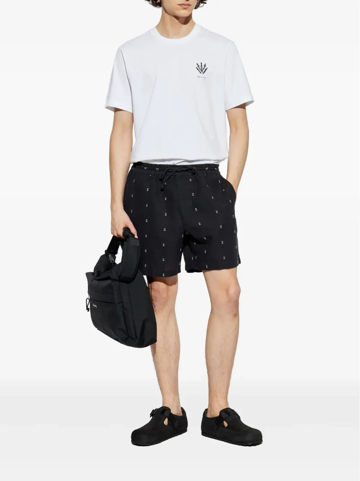 rag & bone ロゴプリント Tシャツ - 画像2