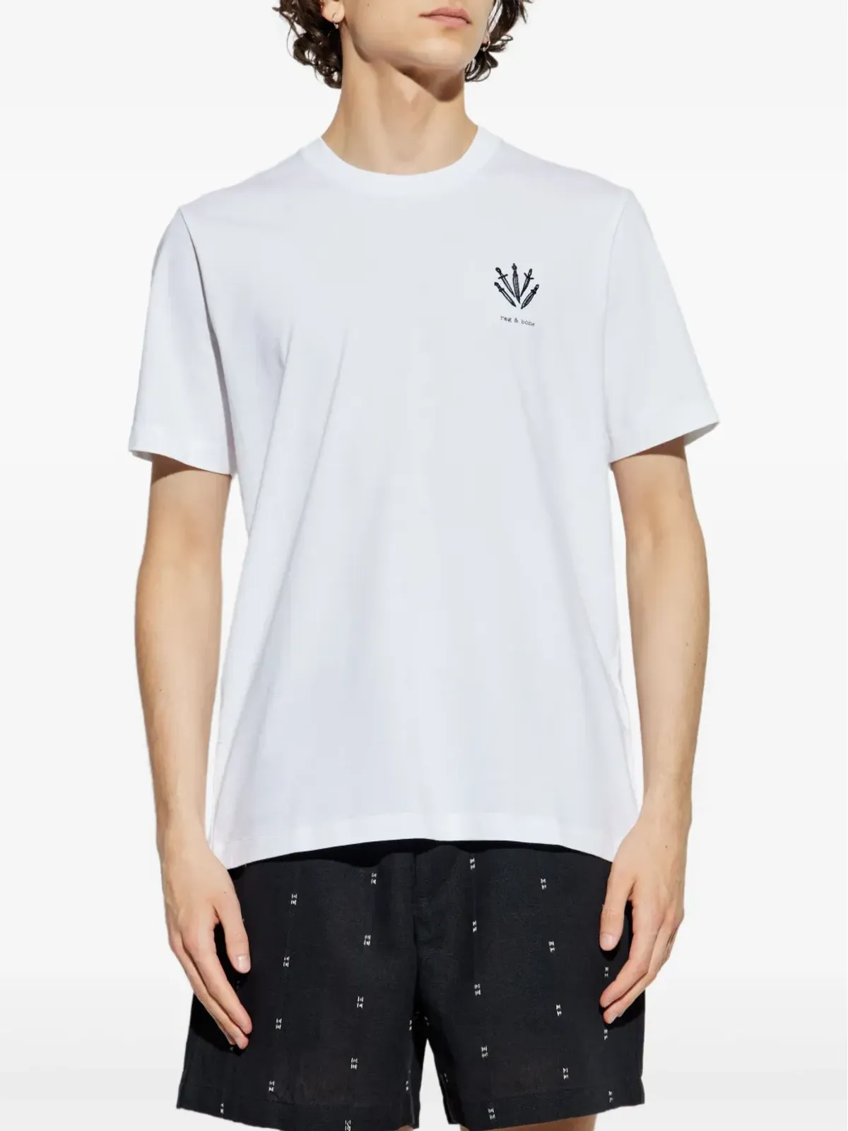 rag & bone ロゴプリント Tシャツ - 画像3