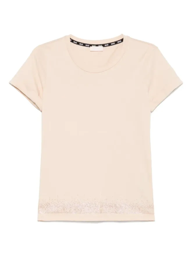 LIU JO LIU JO ロゴ入り Tシャツ - ニュートラルカラーの商品画像