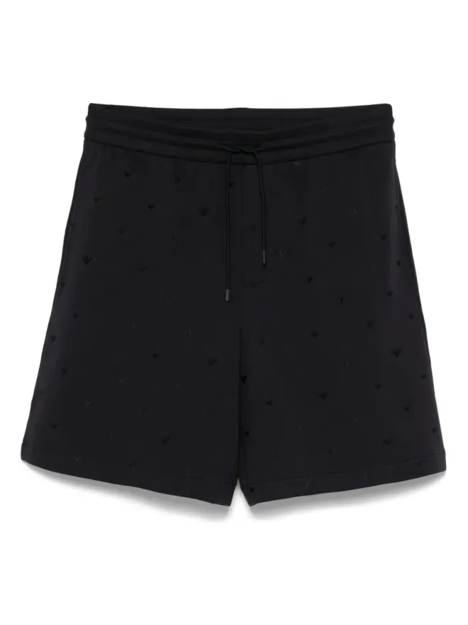 Emporio Armani Emporio Armani ロゴジャカードショーツ ブルーの商品画像