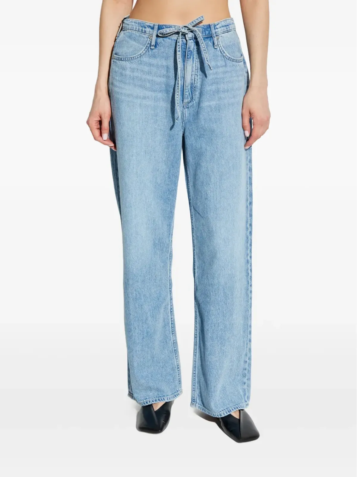rag & bone ワイドレッグジーンズ - 画像3