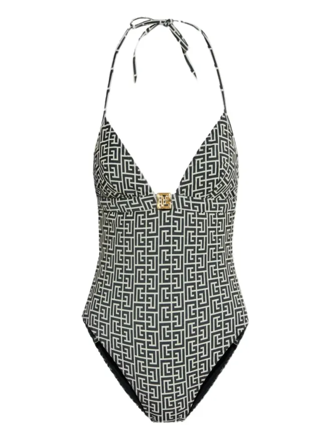 BALMAIN Balmain モノグラム柄ワンピース水着の商品画像