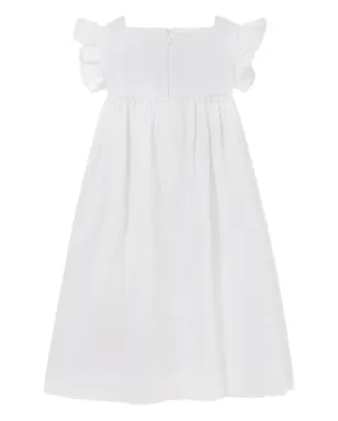 Petit Bateau フリル付きオーガニックコットンドレス - サムネイル2