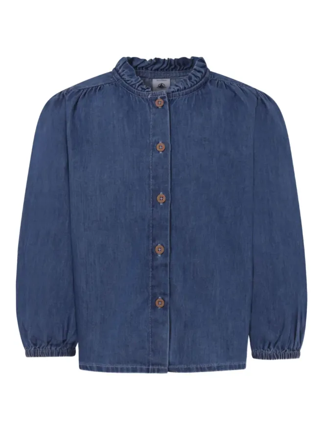 Petit Bateau Petit Bateau デニムブラウスの商品画像