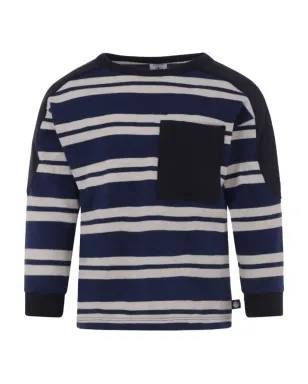 Petit Bateau ストライプ柄ジャンパー - サムネイル1