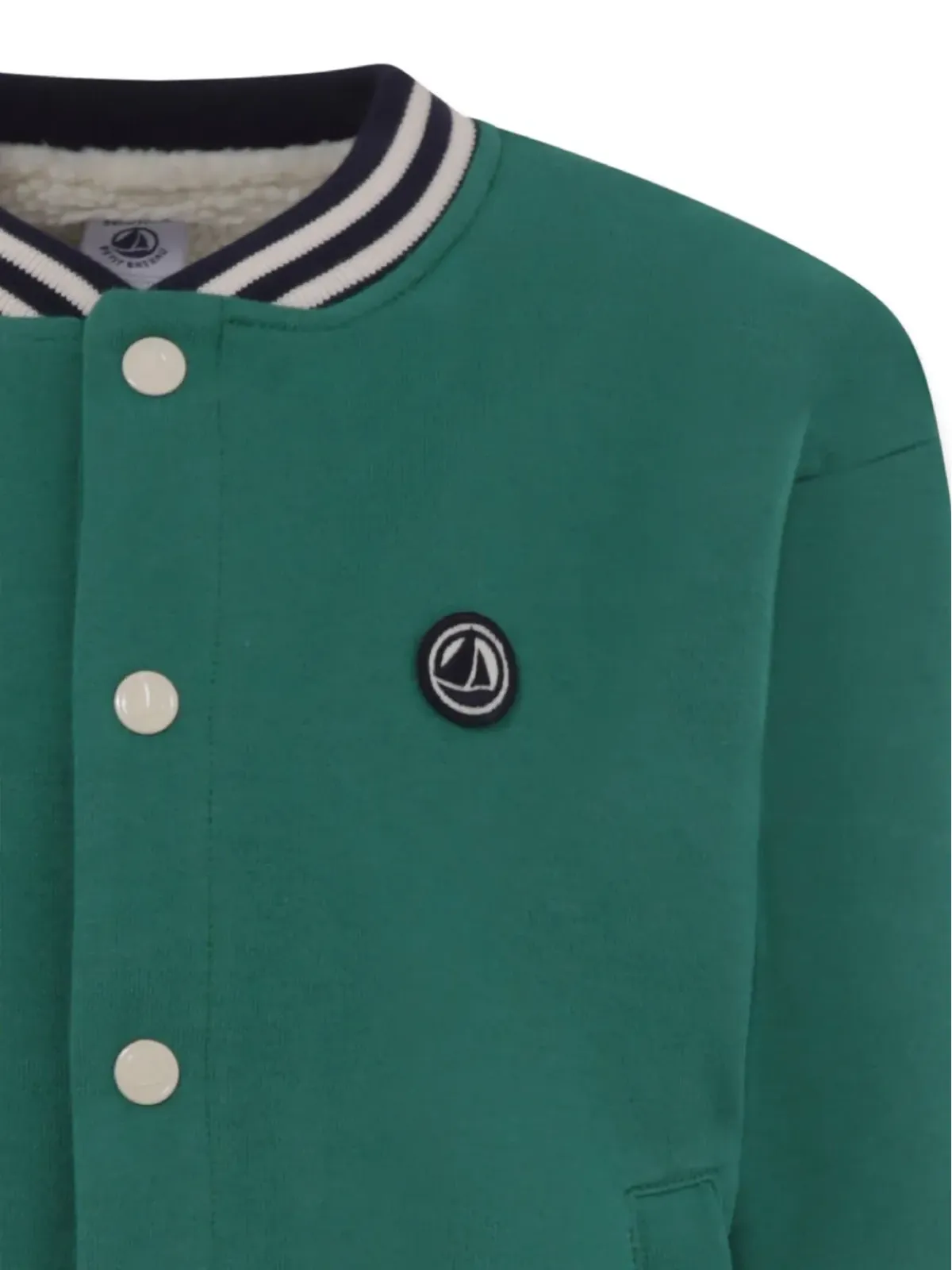 Petit Bateau ボンバー ジャケット（グリーン） - 画像3