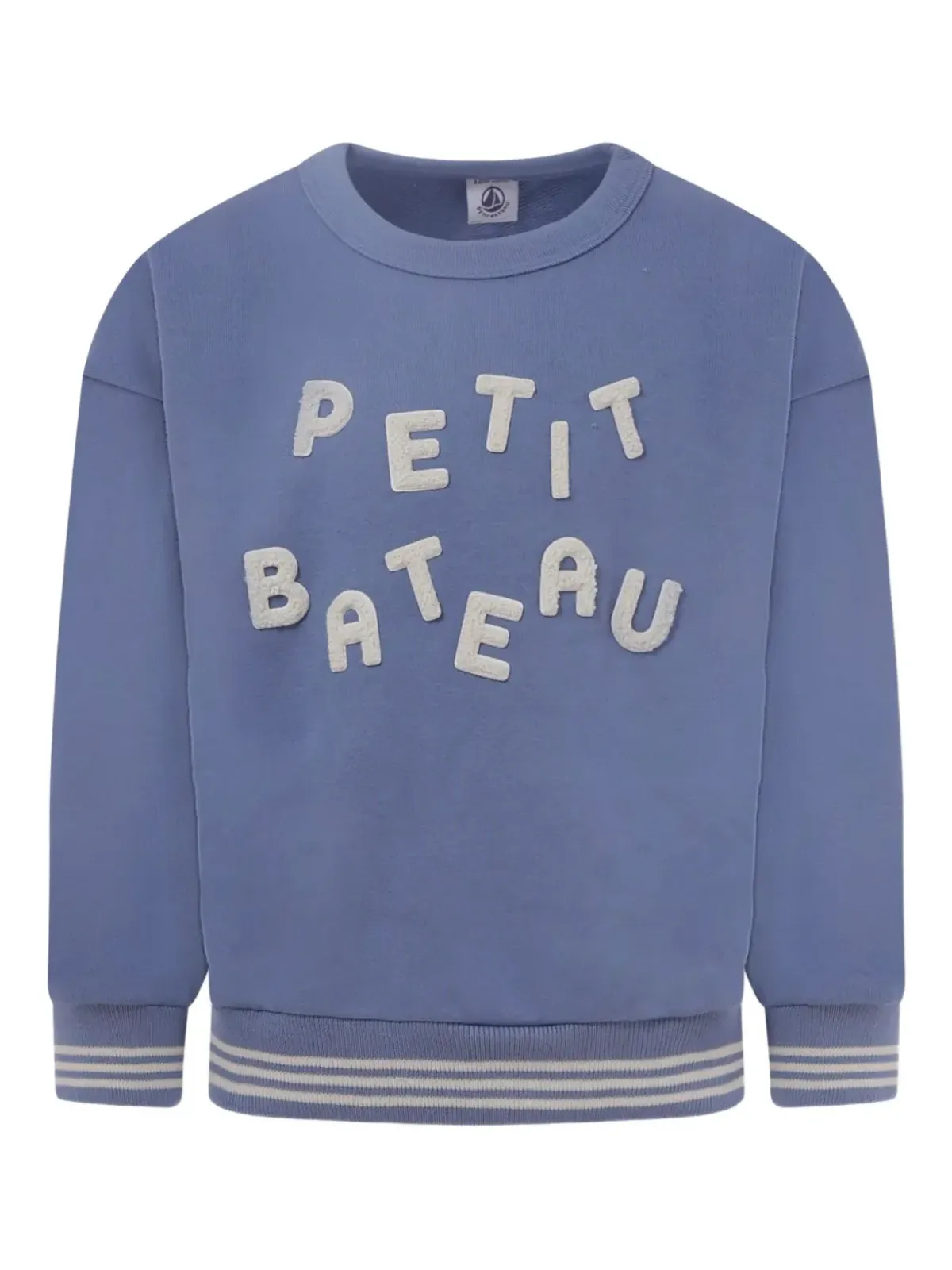 Petit Bateau レター・パッチ スウェットシャツ - 画像1