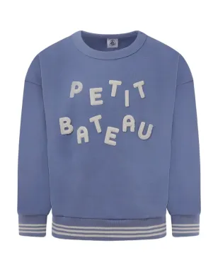 Petit Bateau レター・パッチ スウェットシャツ - サムネイル1