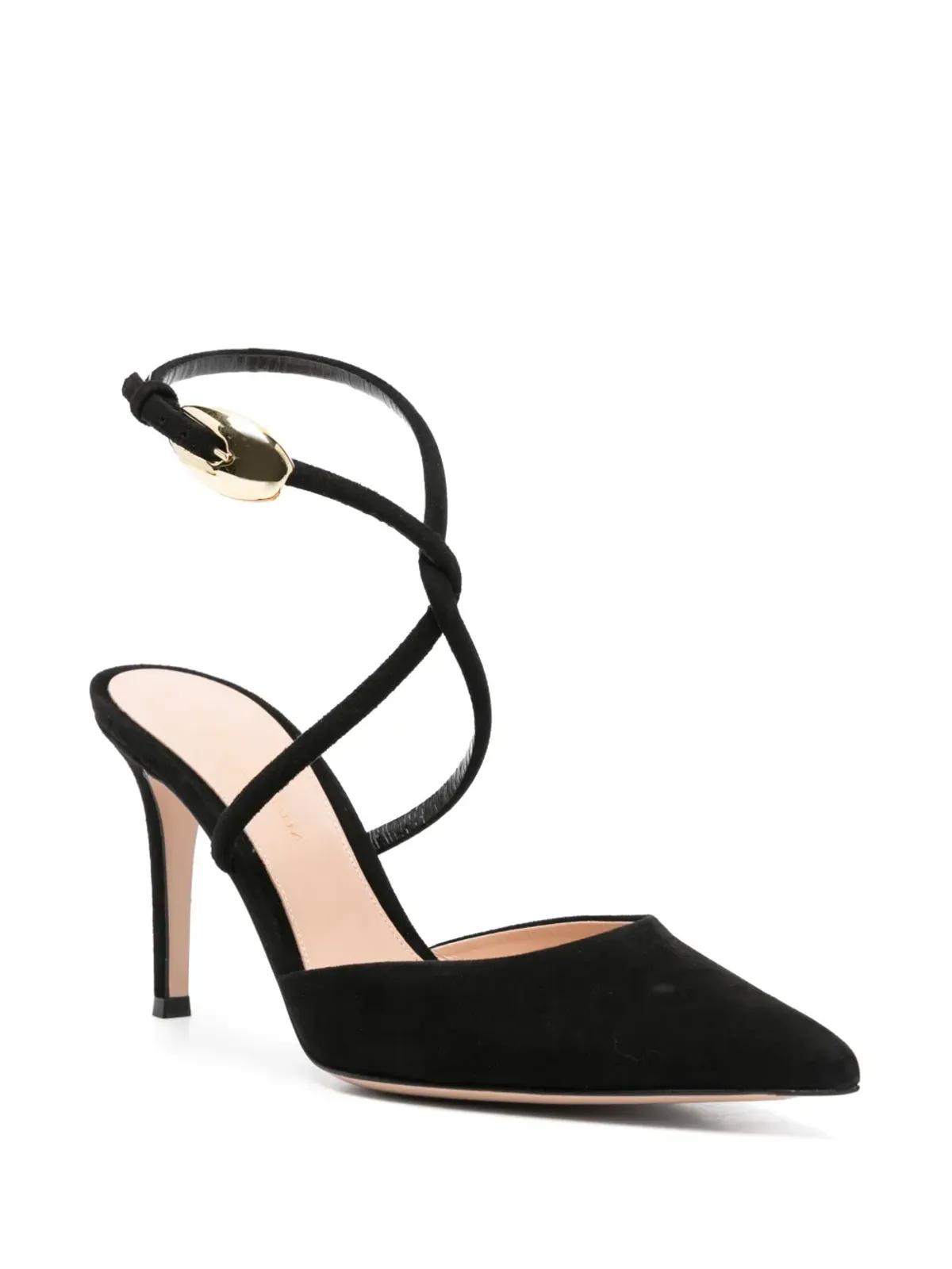 Gianvito Rossi スエードパンプス - ブラック - 画像2