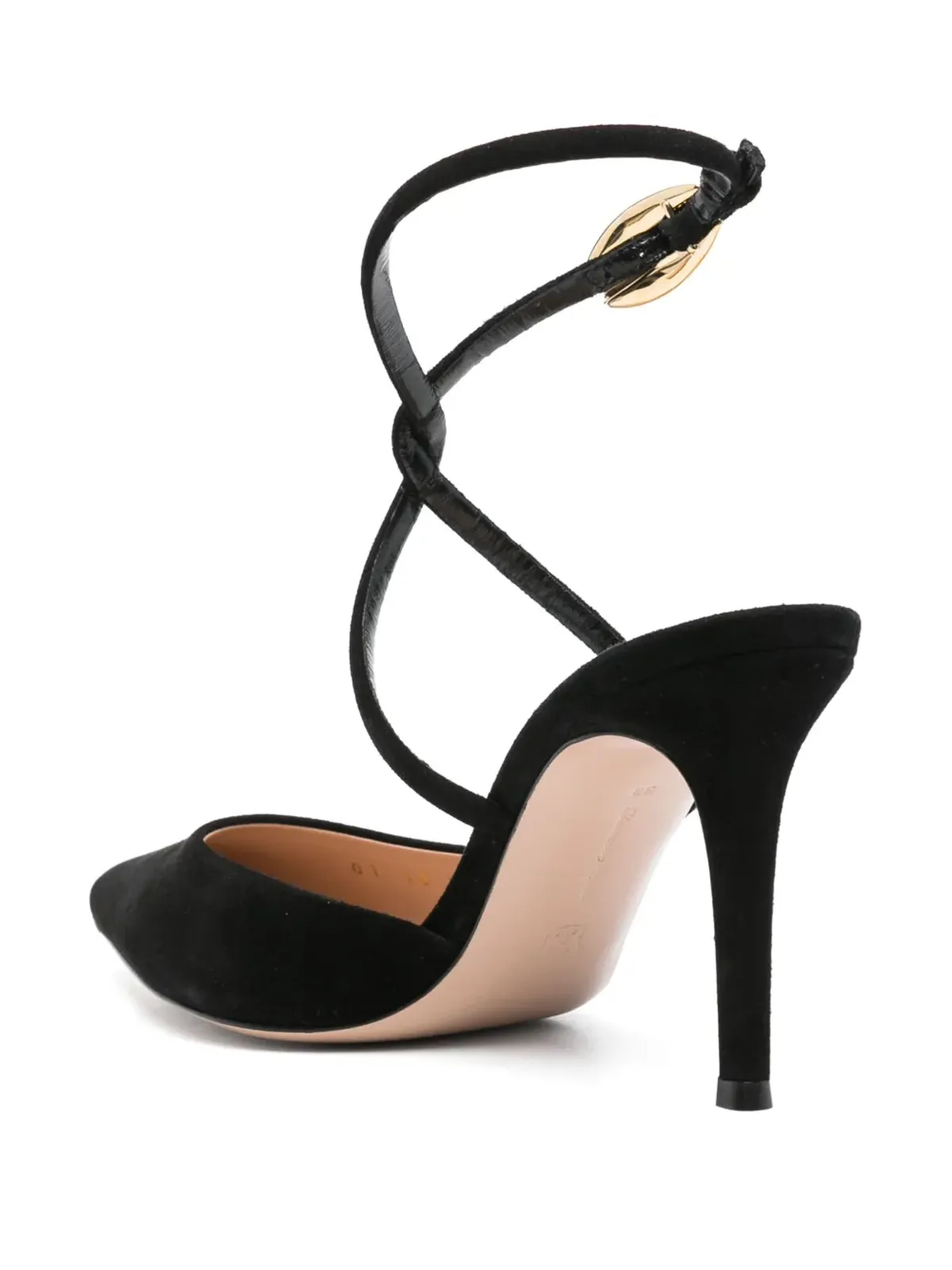 Gianvito Rossi スエードパンプス - ブラック - 画像3