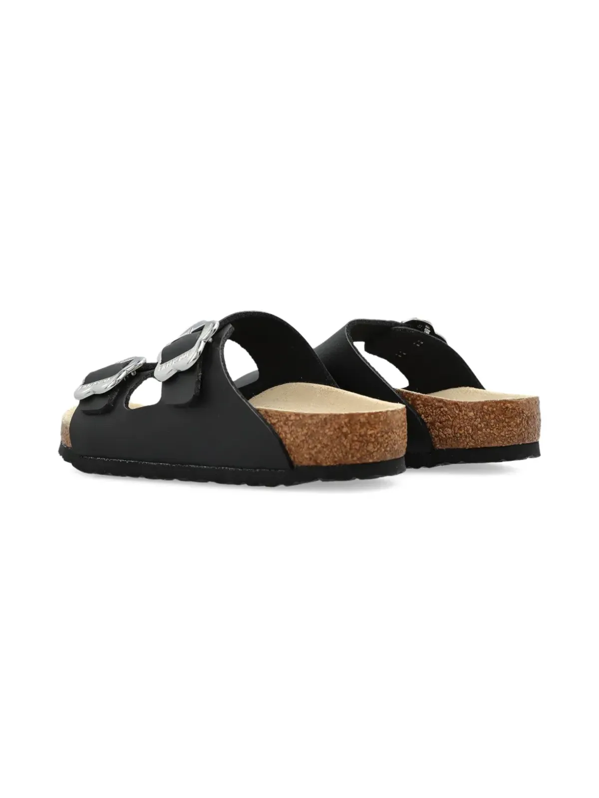 Birkenstock Kids アリゾナ フラワーズ ダブルバックル・スライドサンダル - 画像3