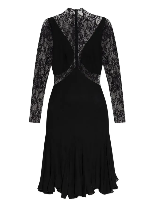 Givenchy Givenchy レースパネルミディドレスの商品画像