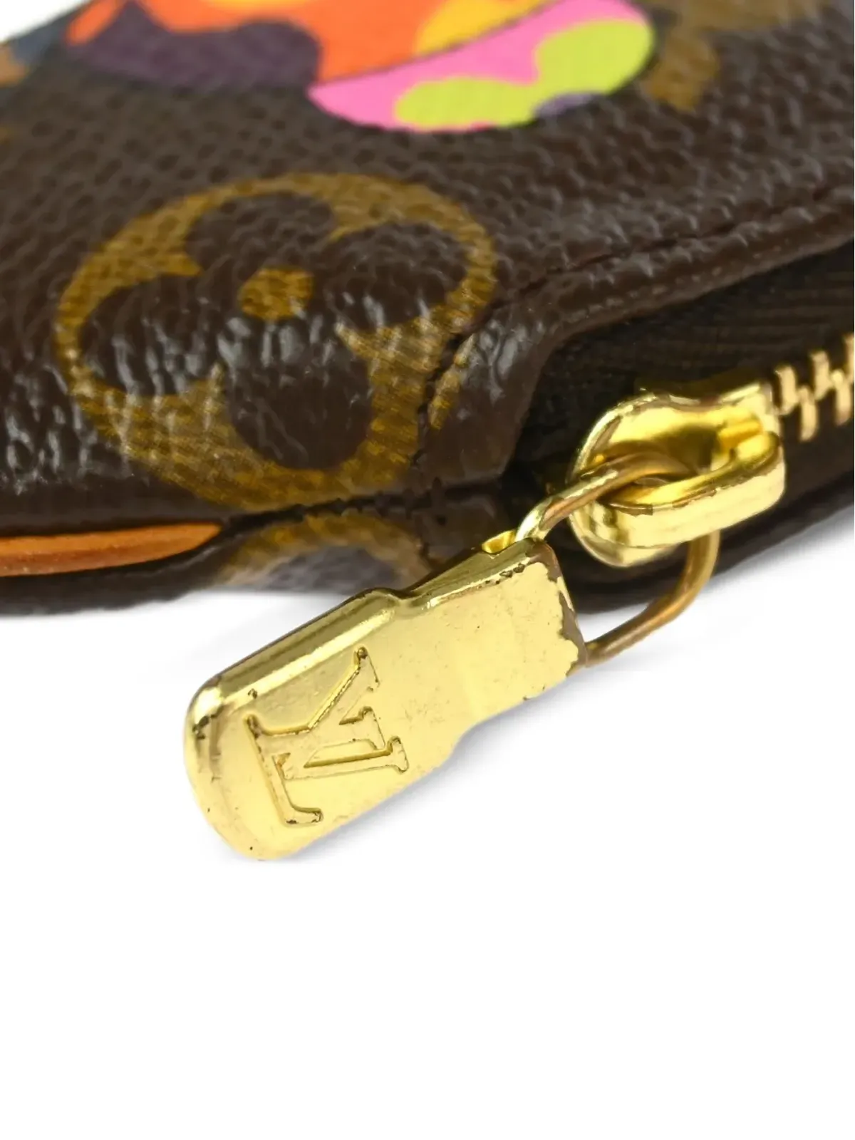 Louis Vuitton ビンテージ × Takashi Murakami 2004 Monogram Panda コインウォレット - 画像5