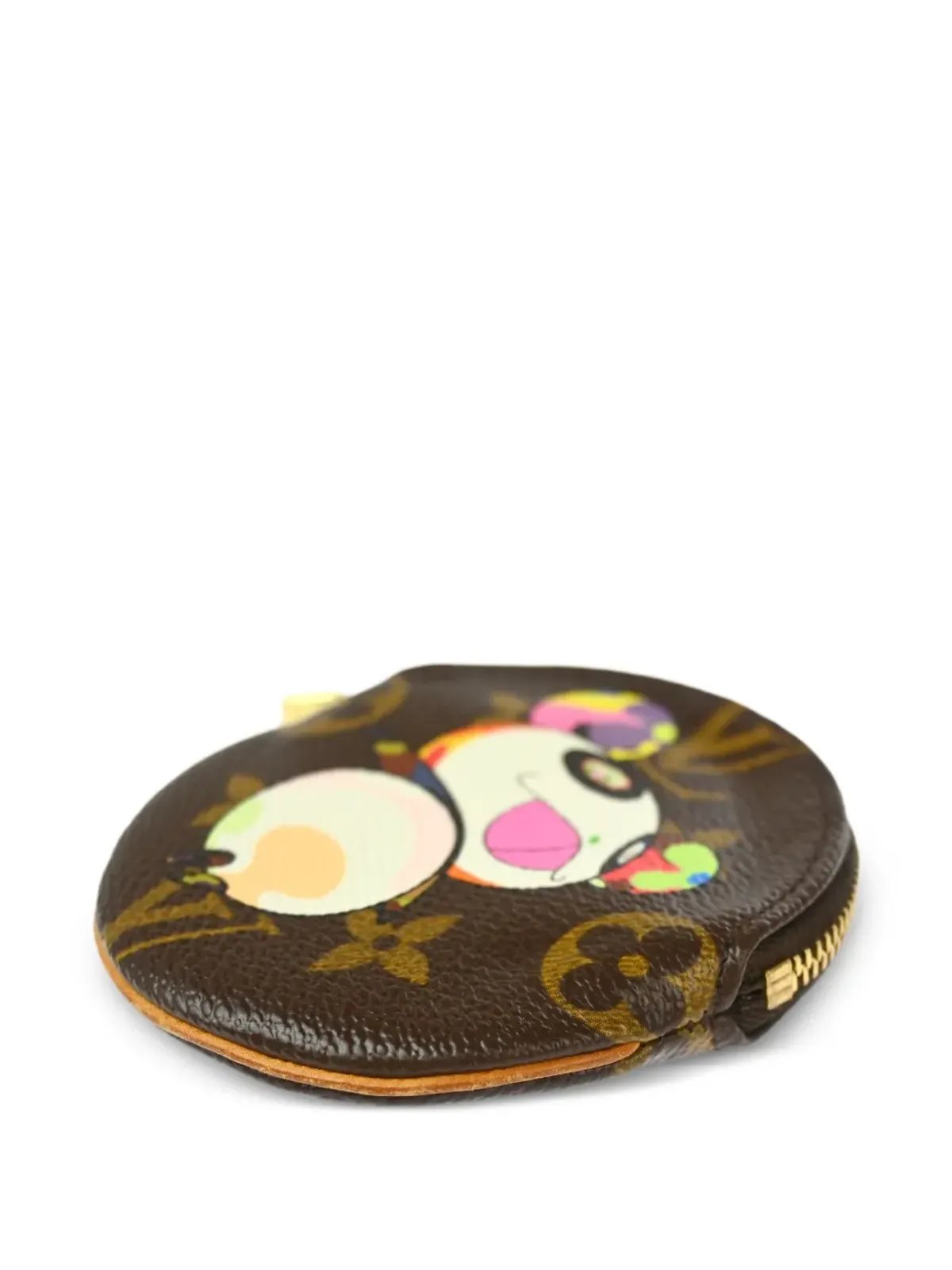 Louis Vuitton ビンテージ × Takashi Murakami 2004 Monogram Panda コインウォレット - 画像3