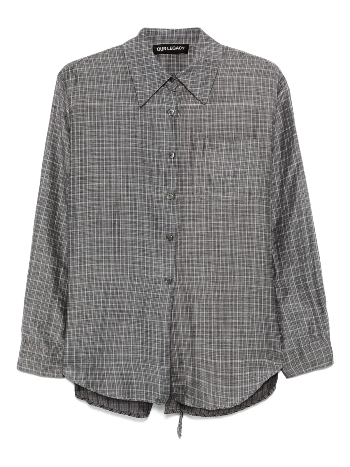 OUR LEGACY Apron shirt - Blue - 画像1