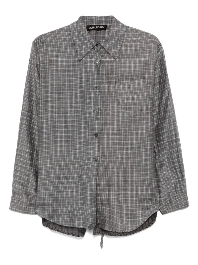 Our Legacy OUR LEGACY Apron shirt - Blueの商品画像