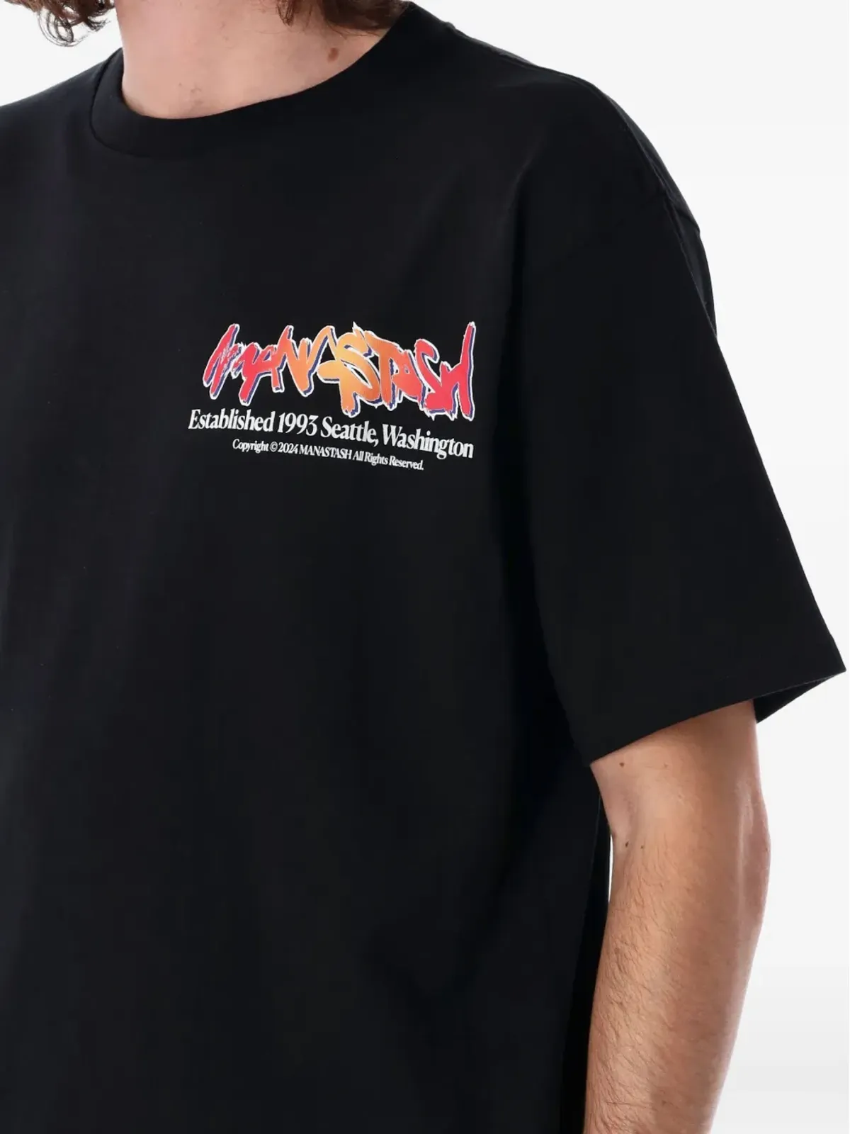 MANASTASH PAIT グラフィックプリント Tシャツ - 画像3