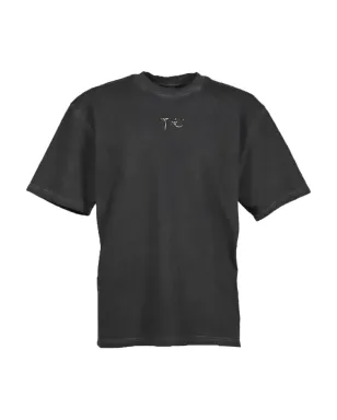 THUG CLUB コットンTシャツ ブラック - サムネイル1