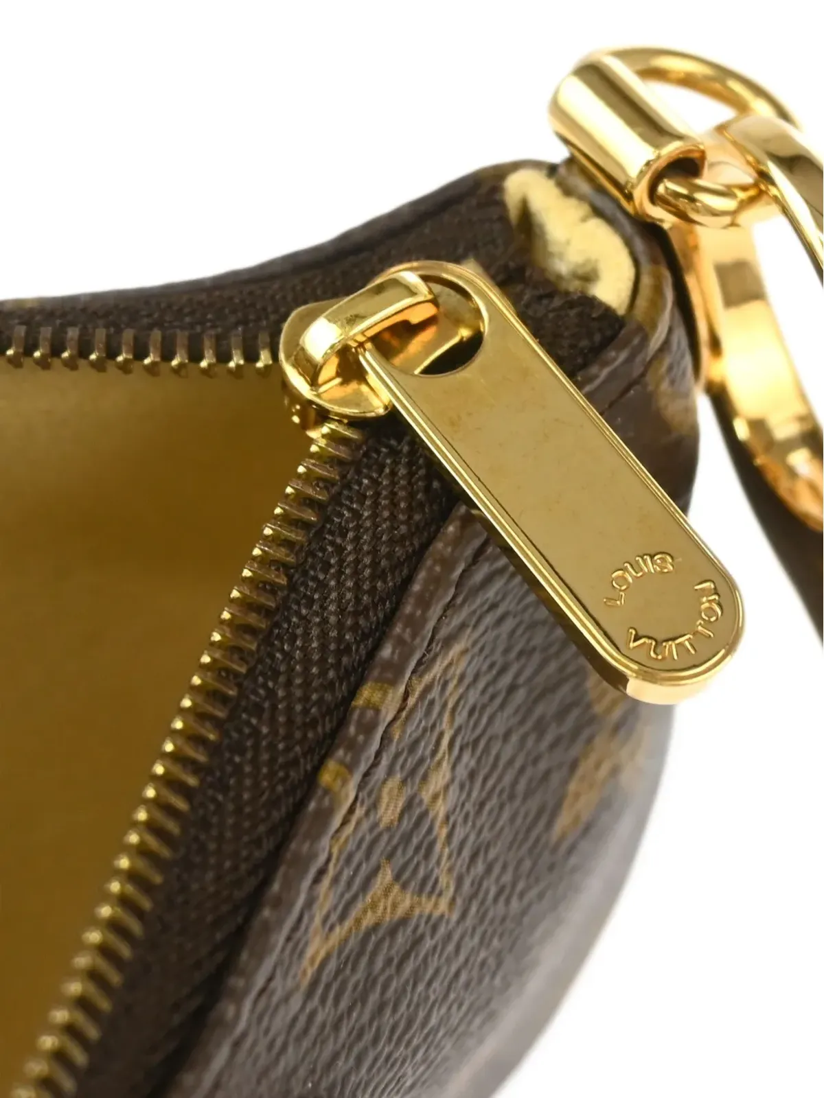 Louis Vuitton ビンテージ モノグラム ポシェット ミラ PM クラッチバッグ ブラウン - 画像4
