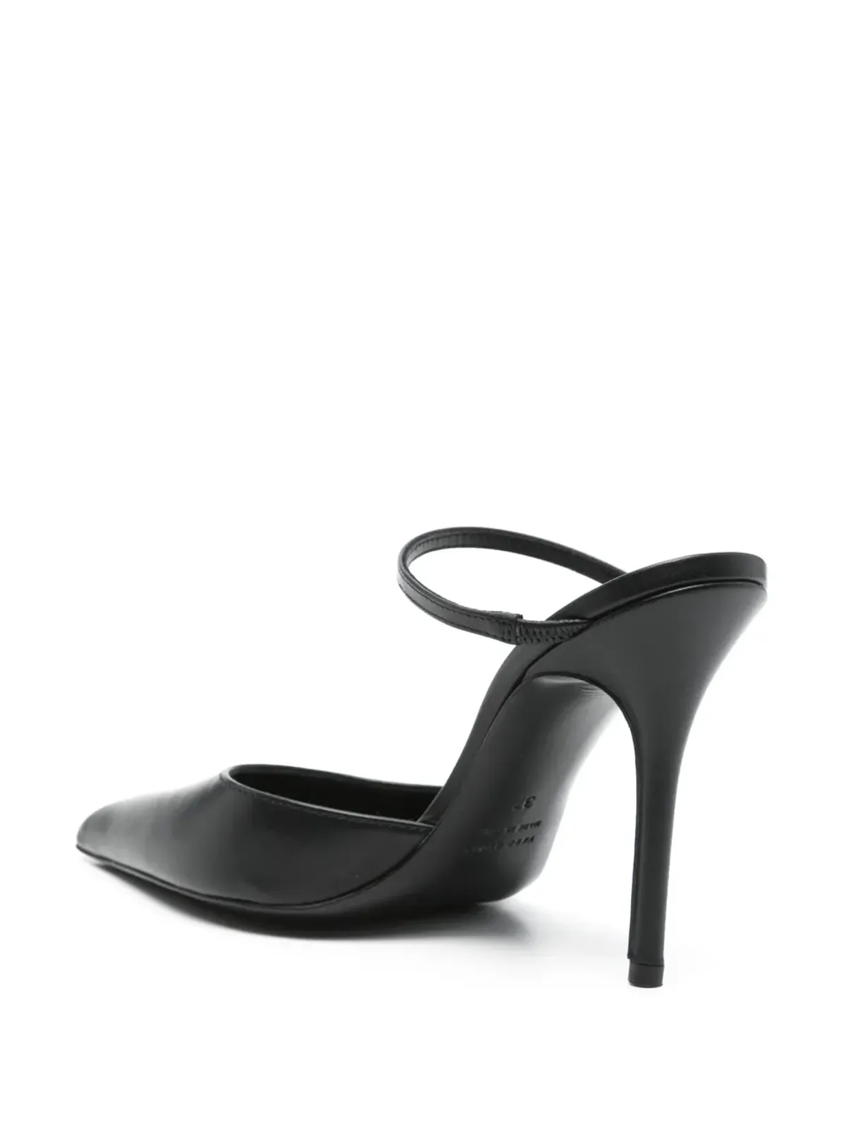 GIABORGHINI Point Leat mules - 画像3