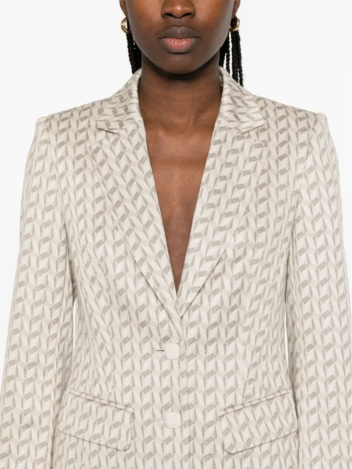 MARCCAIN グラフィックジャカードブレザー - 画像5