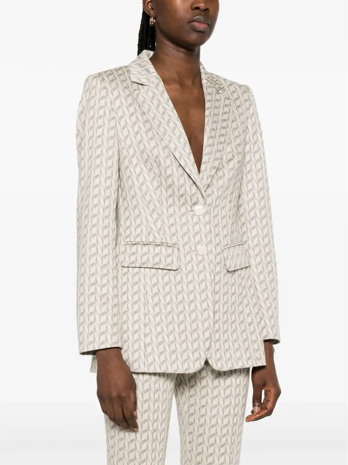 MARCCAIN グラフィックジャカードブレザー - 画像3