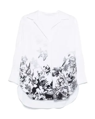MARCCAIN 花柄プリントシャツ - サムネイル1
