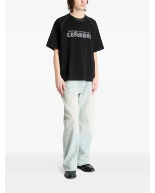 Pleasures クランブル ヘビーウェイト Tシャツ - ブラック - サムネイル2